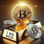 Bitcoin supera Ouro e Prata: Valor de mercado do Cripto ativo ultrapassa 1kg de Ouro