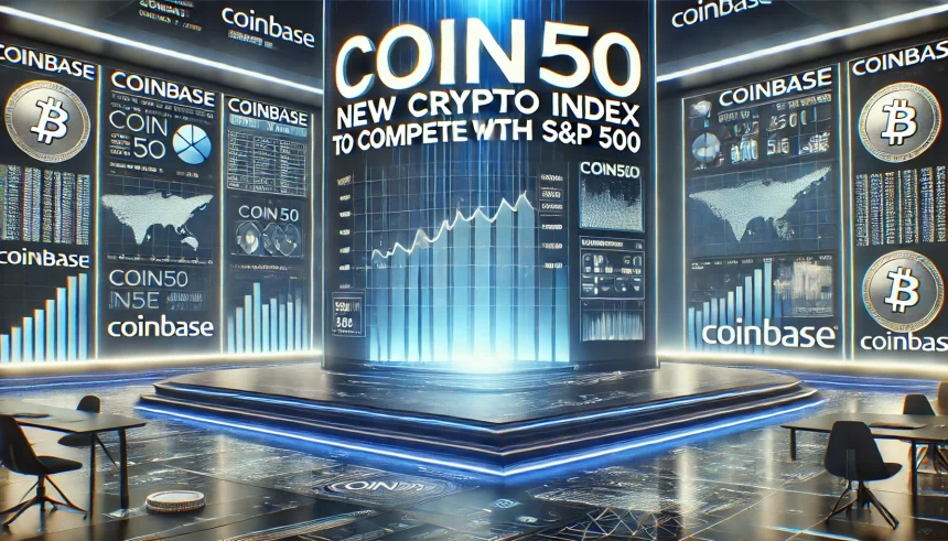 Coinbase apresenta COIN50: Novo indice Cripto para competir com o S&P 500