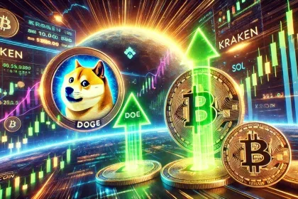 DOGE e SOL disparam na Kraken enquanto Bitcoin flerta com a marca dos US$ 100 mil