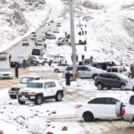 Deserto coberto de neve