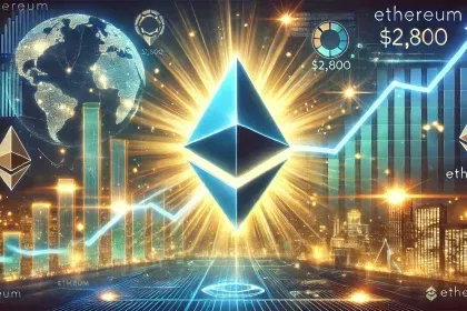 Ethereum retoma os US$ 2.800 após meses de baixa