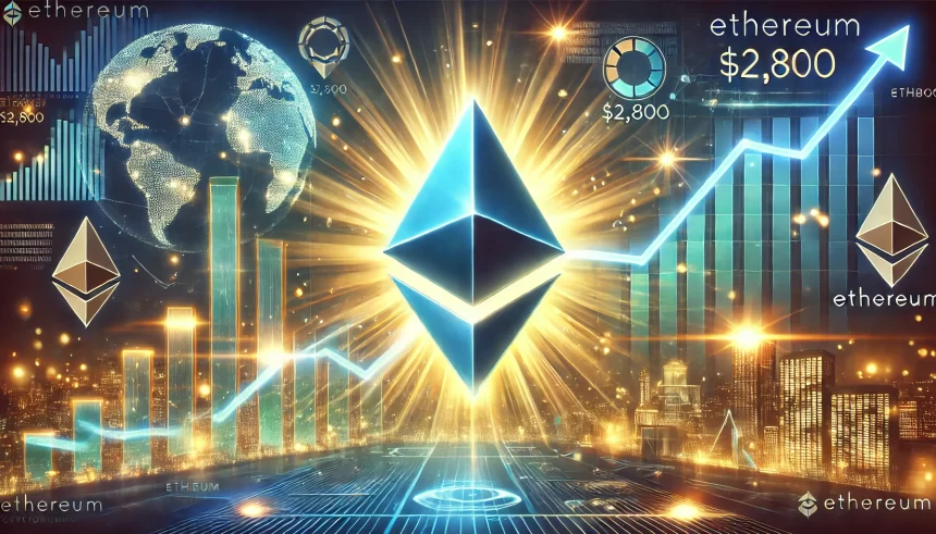 Ethereum retoma os US$ 2.800 após meses de baixa