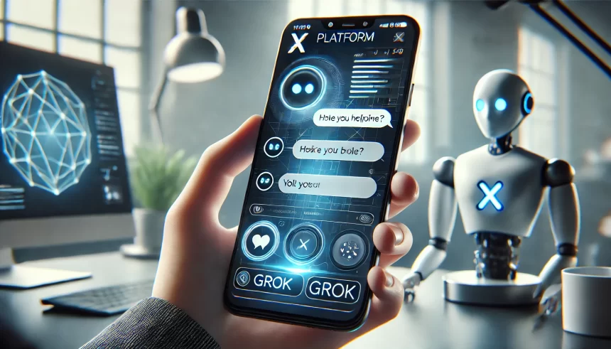 Grok, chatbot de IA do X, está sendo liberado de forma gratuita para alguns usuários