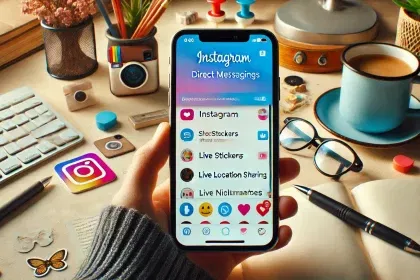 Instagram lança novos recursos de mensagens diretas com adesivos, apelidos e localização ao vivo