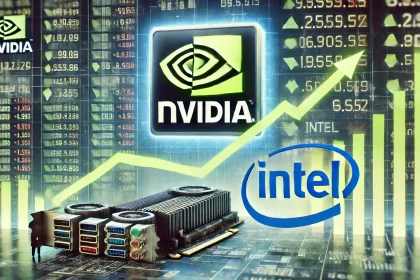 Intel Fora: Nvidia assume posição de destaque no Dow Jones industrial