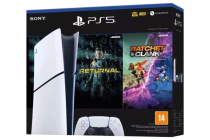 PlayStation 5 Digital Slim Oferta de Black Friday com dois jogos