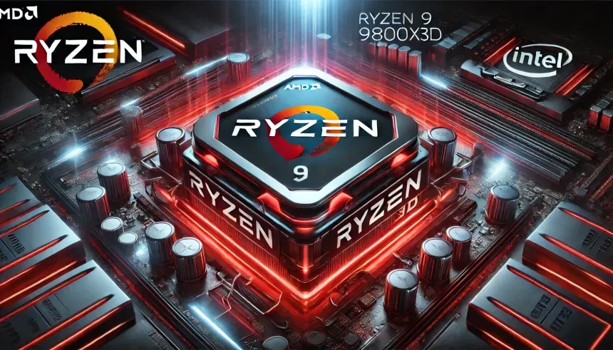 Ryzen 9 9800X3D da AMD: Nova potência contra as CPUs gamer da Intel