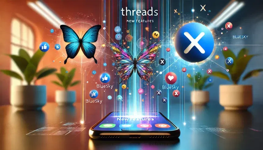 Threads lança novos recursos tentando deixar Bluesky para trás e superar X