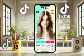 TikTok anuncia restrição de filtros de beleza para menores de 18 anos