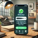 WhatsApp começa liberar transcrição automática de mensagens de voz