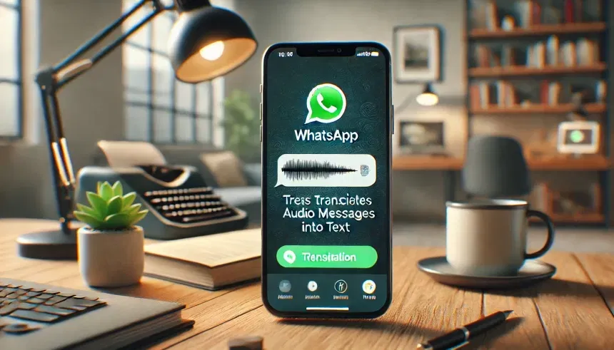 WhatsApp começa liberar transcrição automática de mensagens de voz