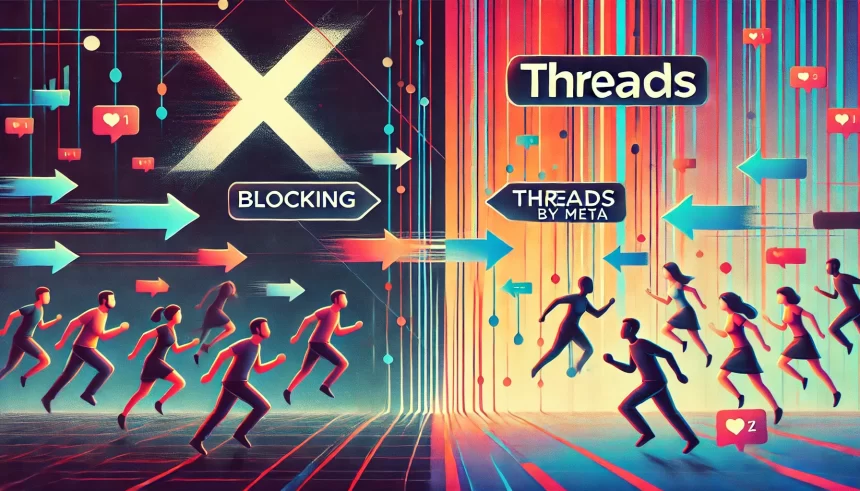 X lança atualização polêmica de bloqueio enquanto Threads atinge 275 milhões de usuários