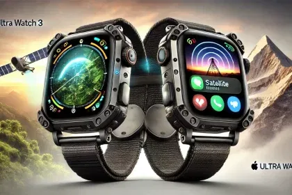 Apple Ultra Watch 3 com mensagens por satélite