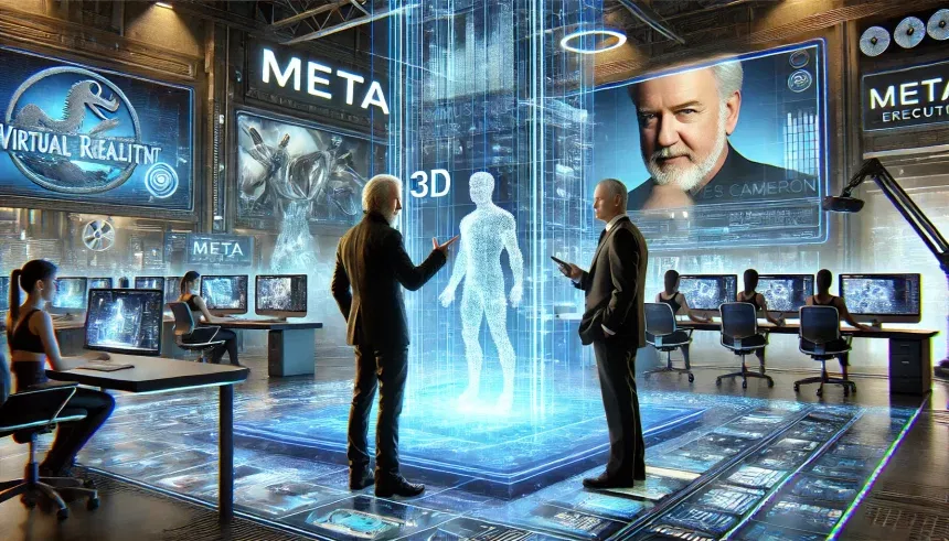 James Cameron e Meta se unem para revolucionar o entretenimento 3D com tecnologia de realidade mista