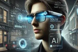 Solos lança AirGo Vision com IA e câmera para concorrer com os Ray-Bans da Meta