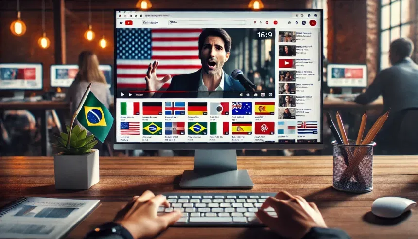 YouTube expande dublagem automática com IA para mais canais focados em conhecimento