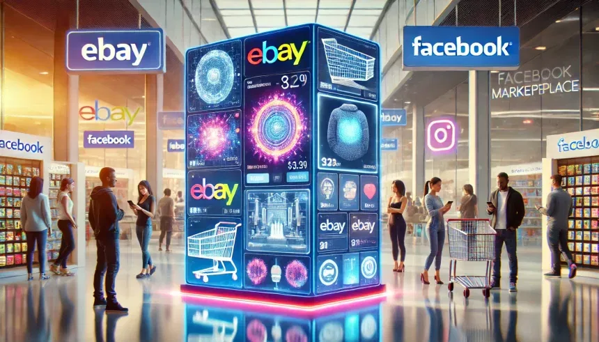 Compras Facilitadas: Meta testa integração do eBay no Facebook Marketplace